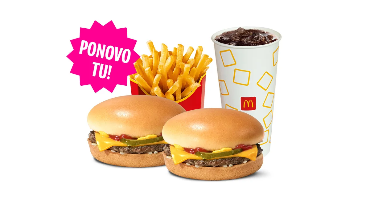 Dva Cheeseburger obrok