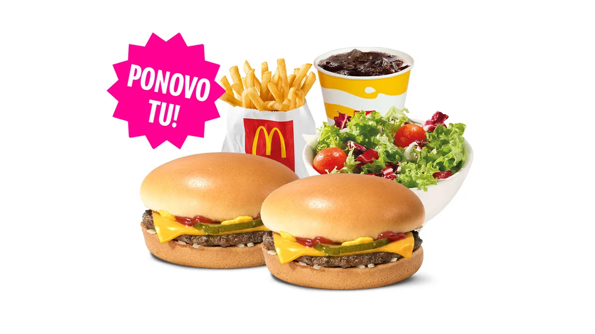 Dva Cheeseburgera  Combo obrok