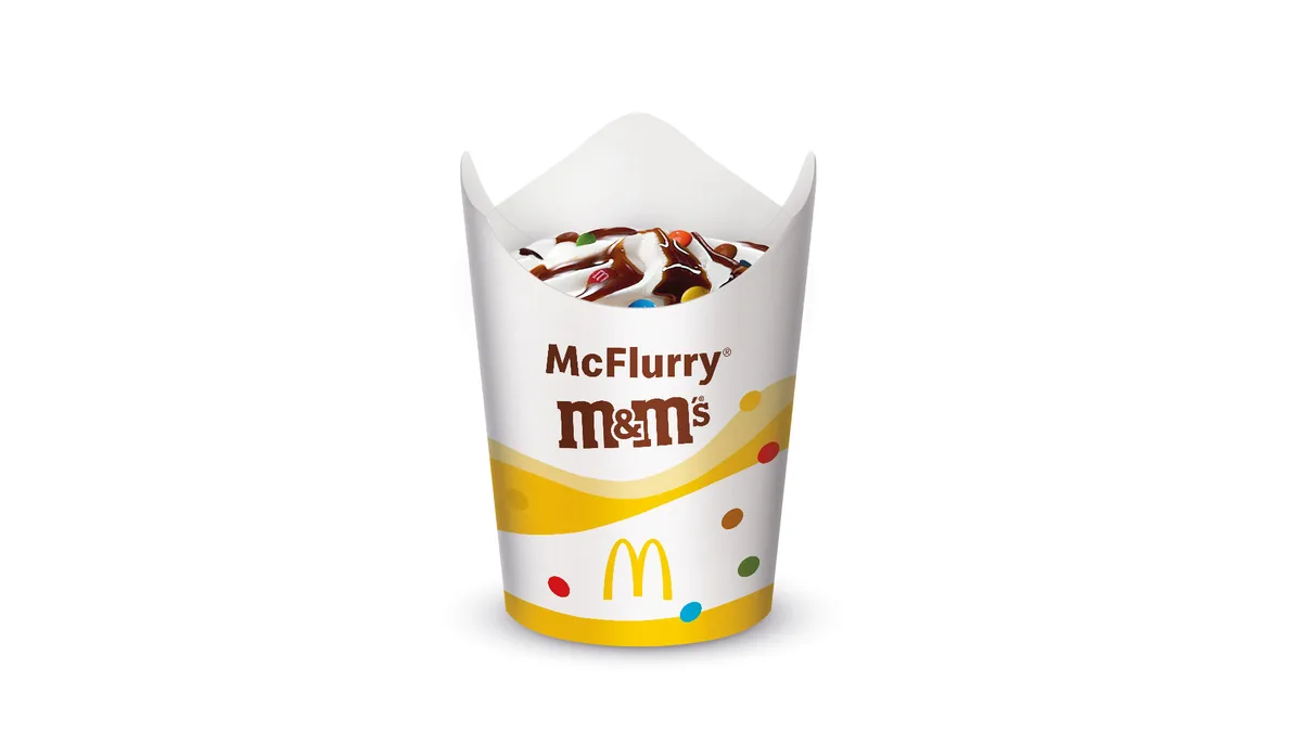 McFlurry MandM's čokolada
