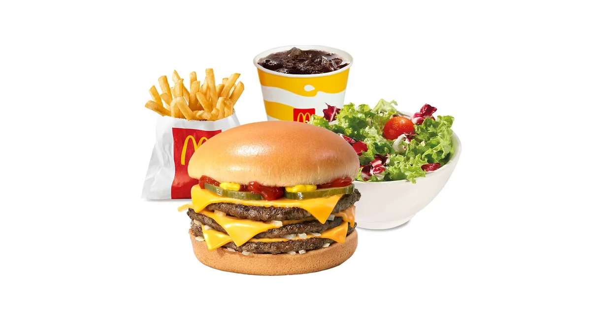 Triple Cheeseburger Combo obrok