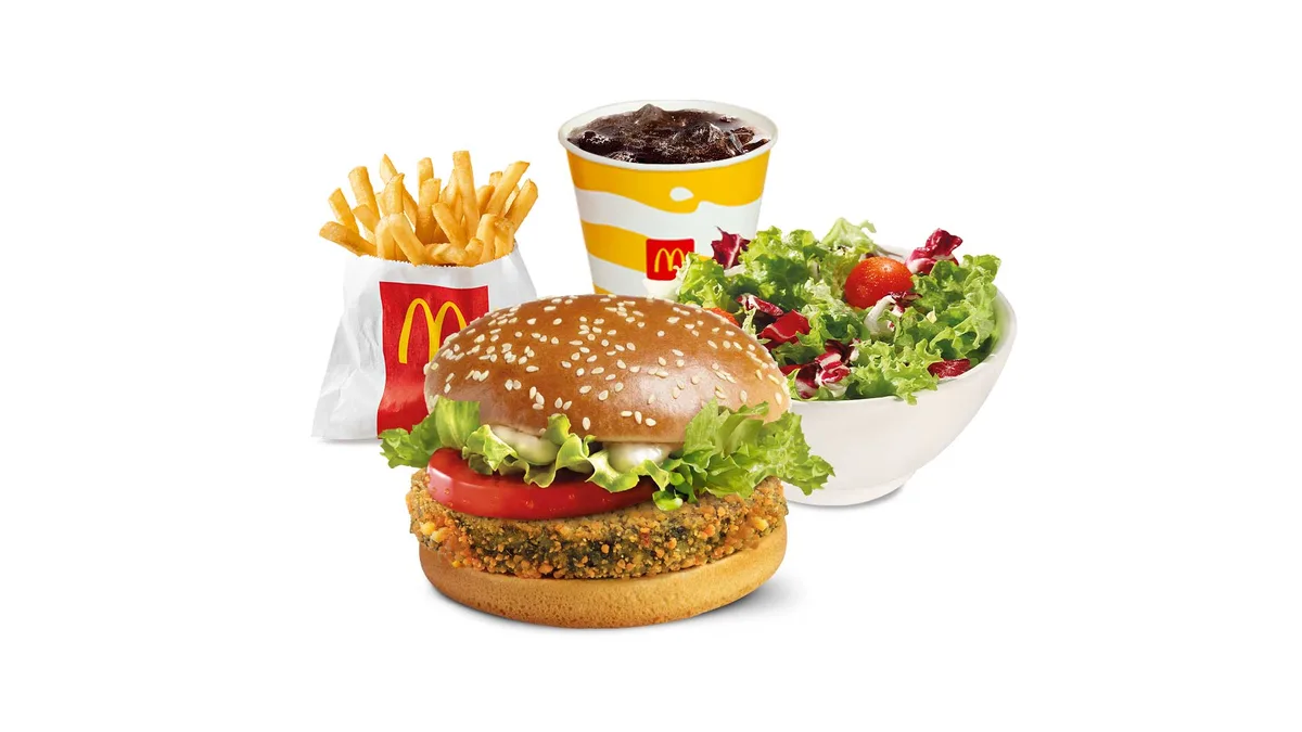 Veggie Burger Combo obrok