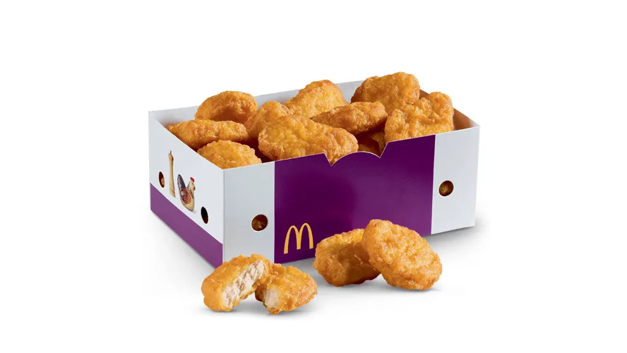 Chicken McNuggets (20 kosov) in 2 omaki