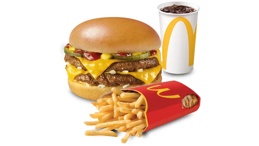 Dvojni Cheeseburger Menu