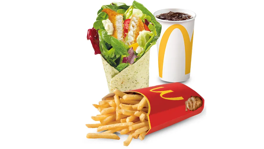 Fish Fresh Wrap Menu