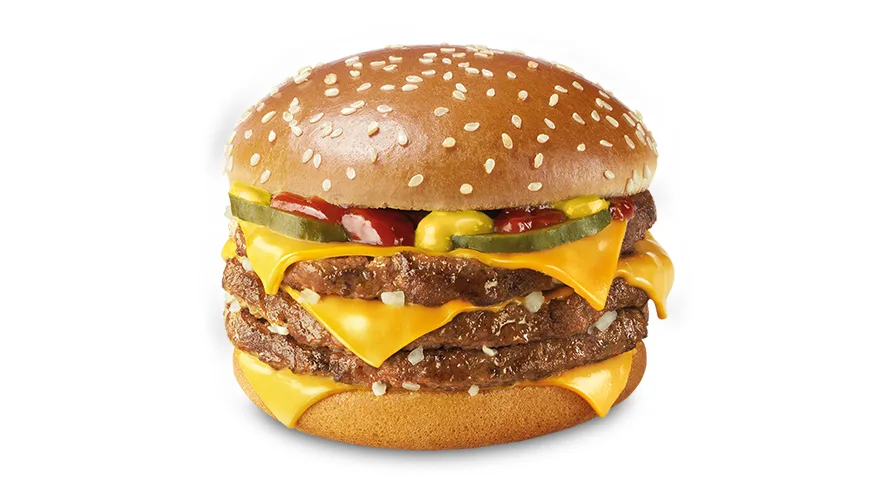 Trojni Cheeseburger