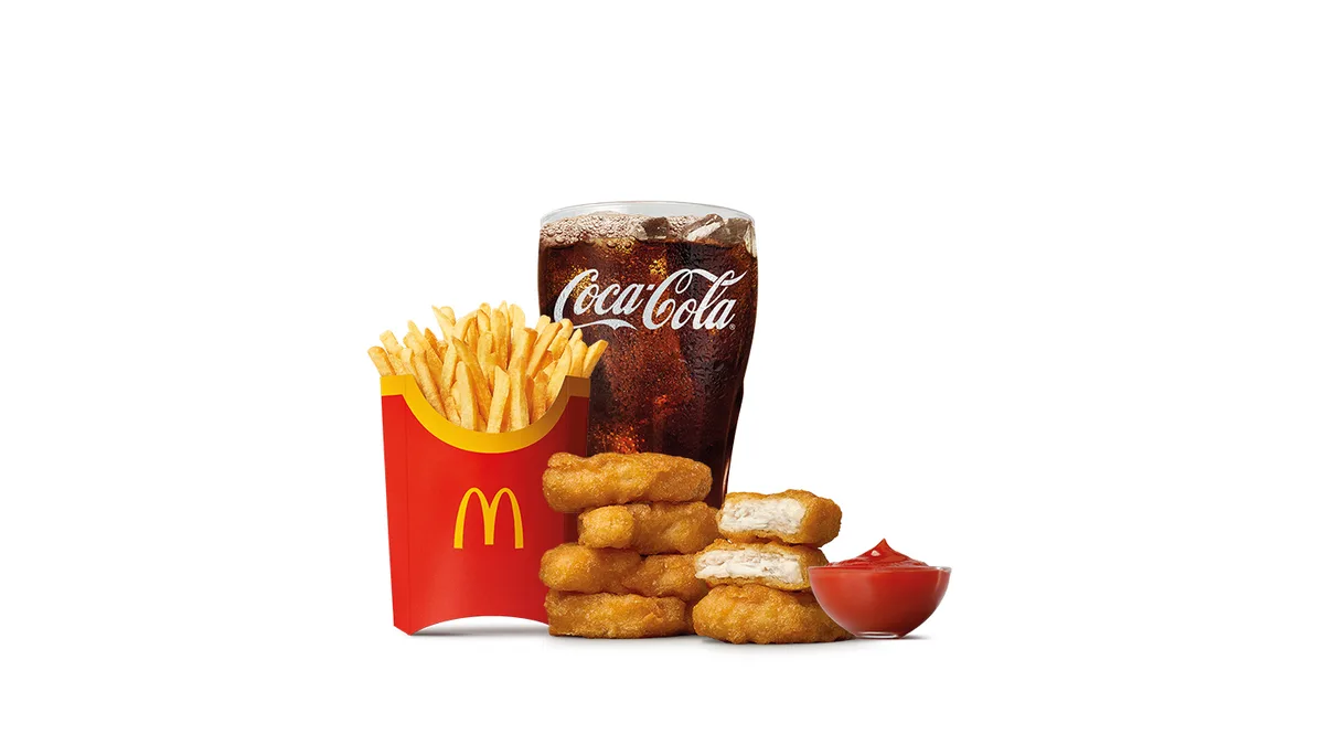 6PCS CHICKEN MCNUGGETS LARGE MEAL