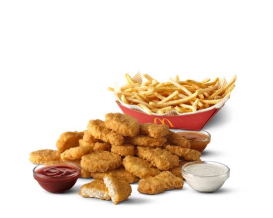 20 pc. Chicken McNuggets and Basket of Fries