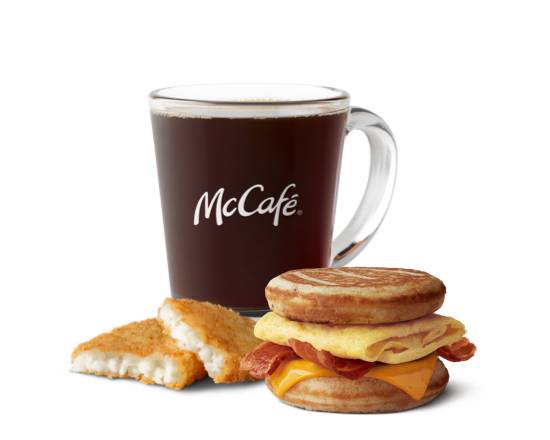 Bacon, Egg and Cheese McGriddles Meal (Sandwiches)