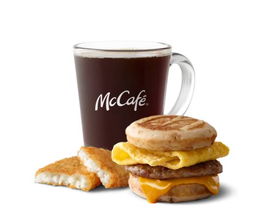Sausage, Egg and Cheese McGriddles Meal (Sandwiches)