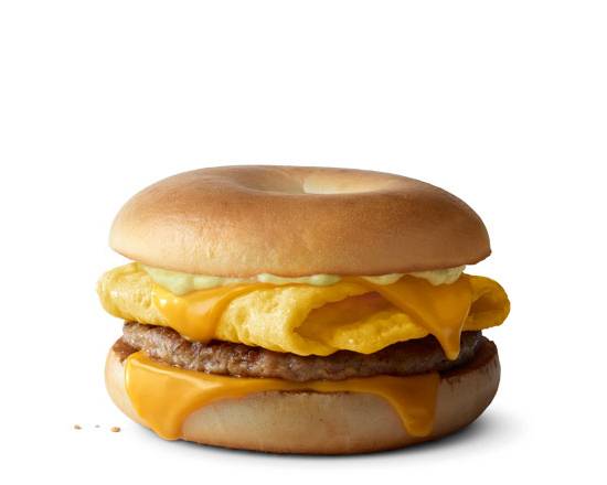 Sausage Egg Cheese Bagel