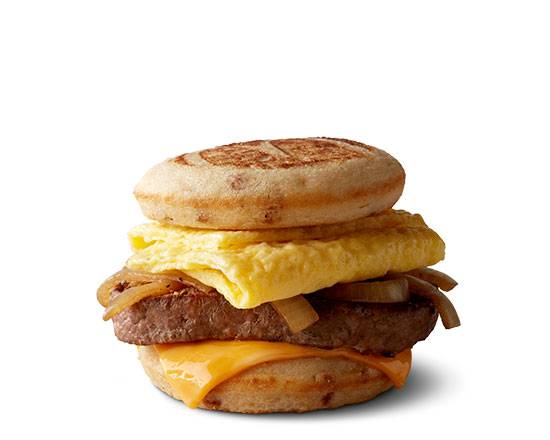 Steak, Egg and Cheese McGriddles