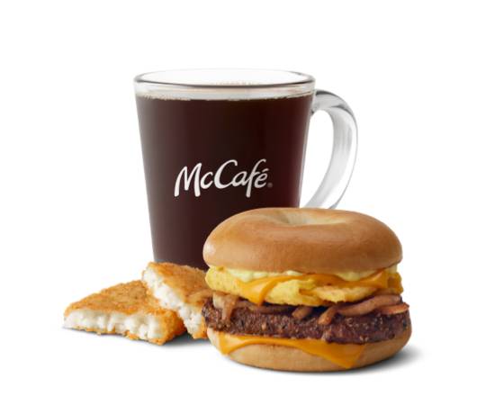 Steak Egg Cheese Bagel Meal (Sandwiches)