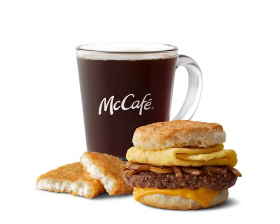 Steak Egg Cheese Biscuit Meal (Sandwiches)