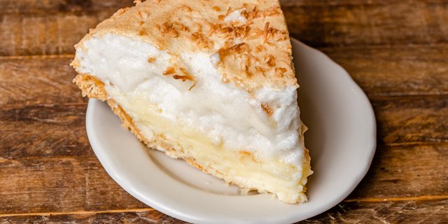Coconut Cream Pie Slice