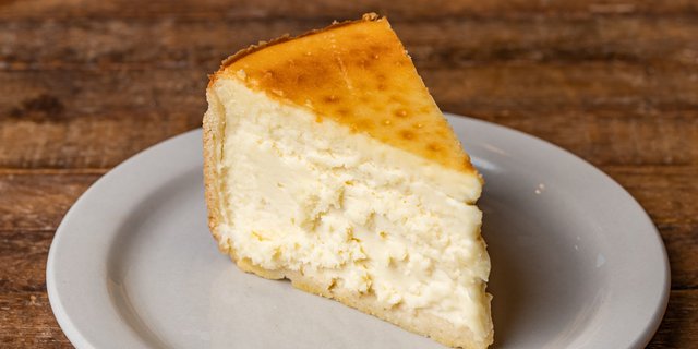 New York Style Cheesecake Slice