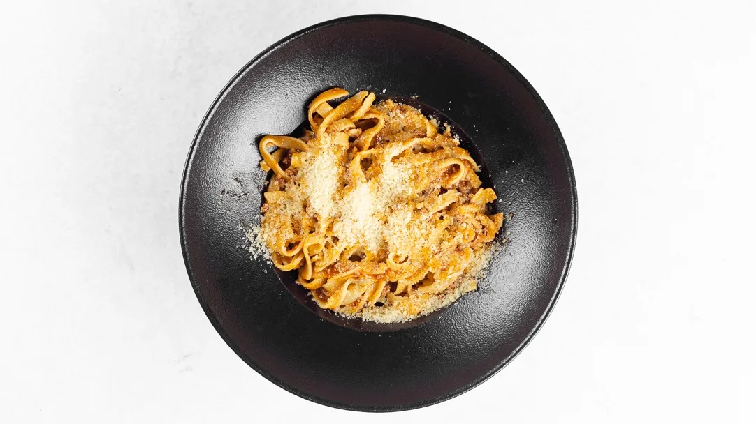 Fettuccine bolognese