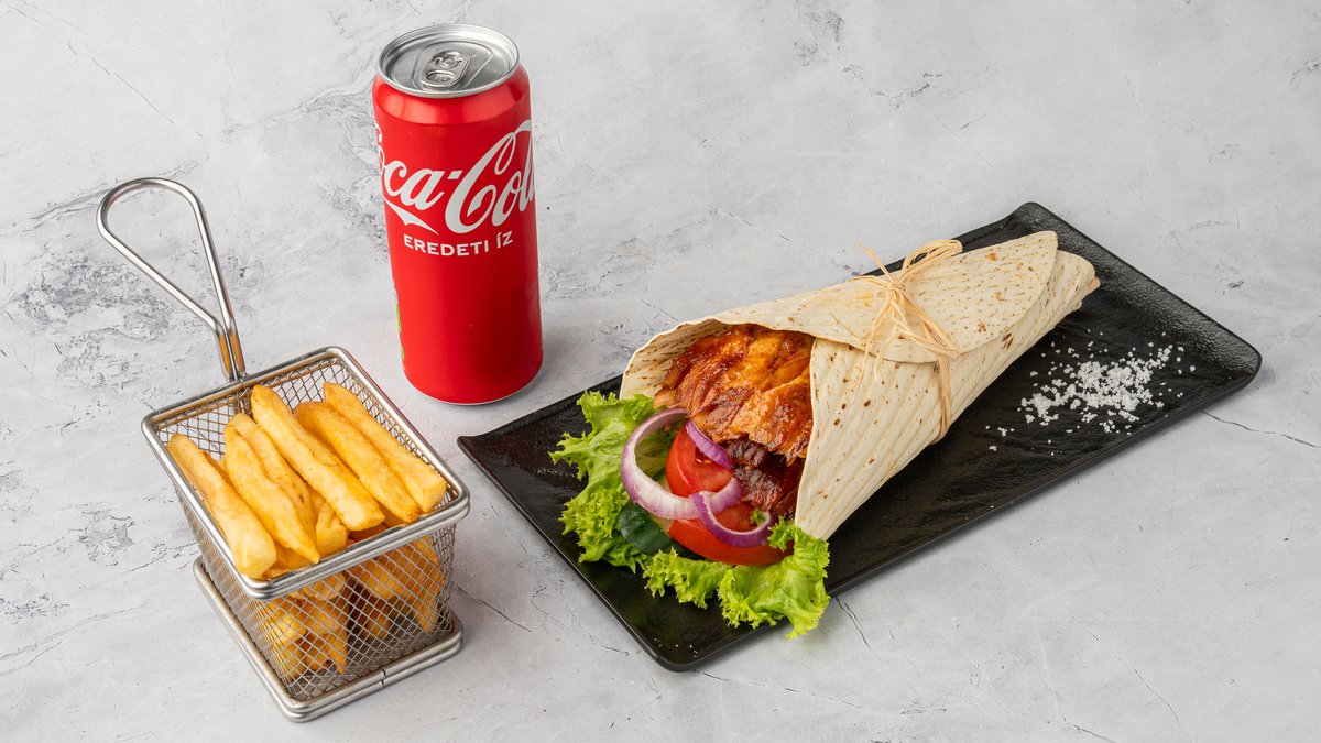 1. Csirkés Gyros Tortilla Menü