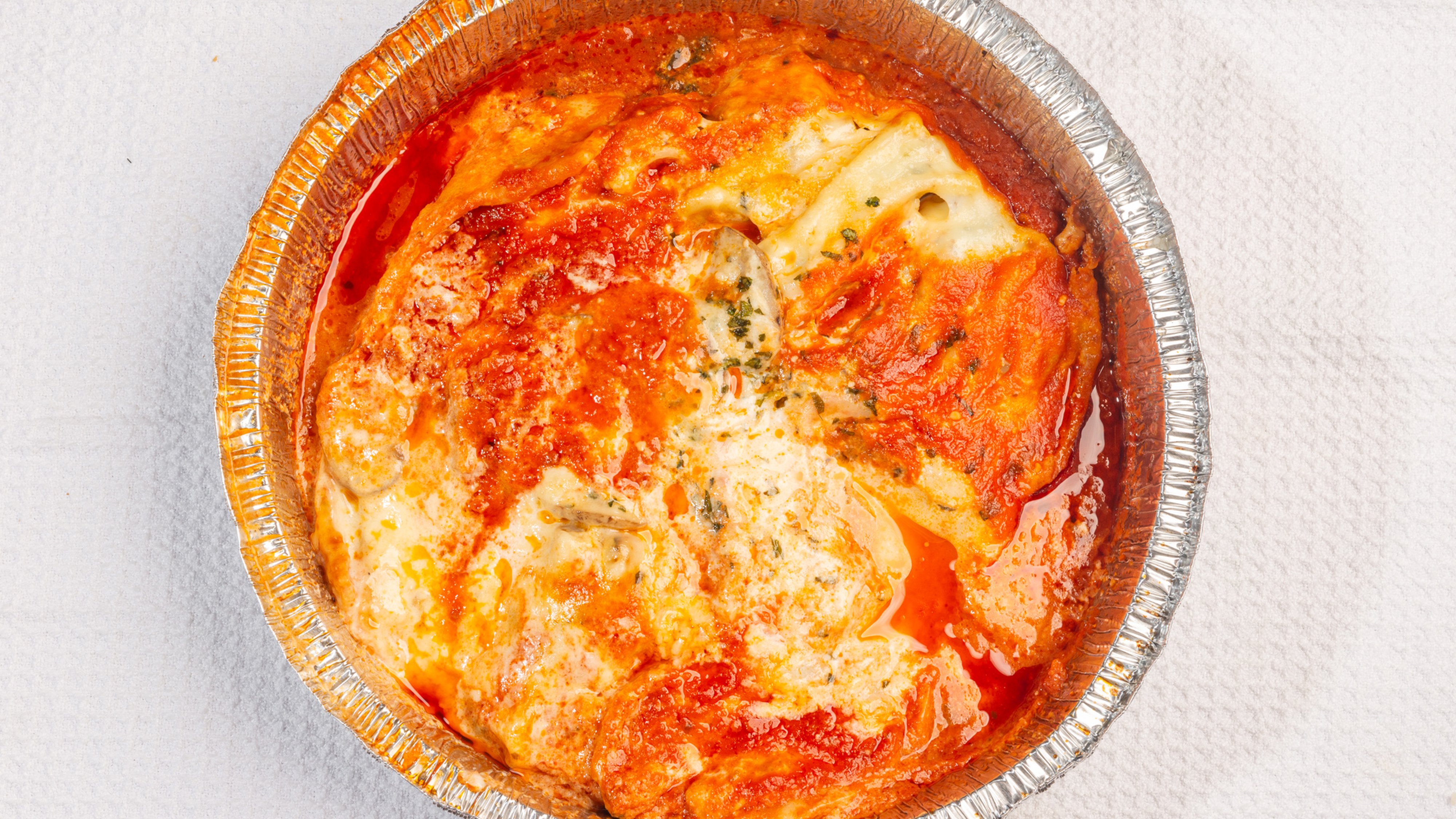 Lasagna, Veggie Lasagna, Chicken Alfredo or Baked Ziti with Salad
