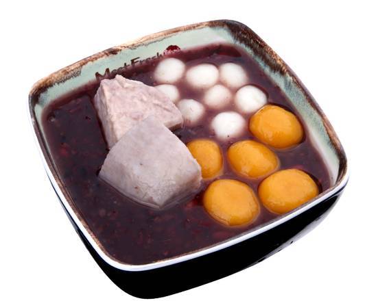 Hot Purple Rice Soup Signature (Toppings can be added but not substituted and Fixed Sugar)