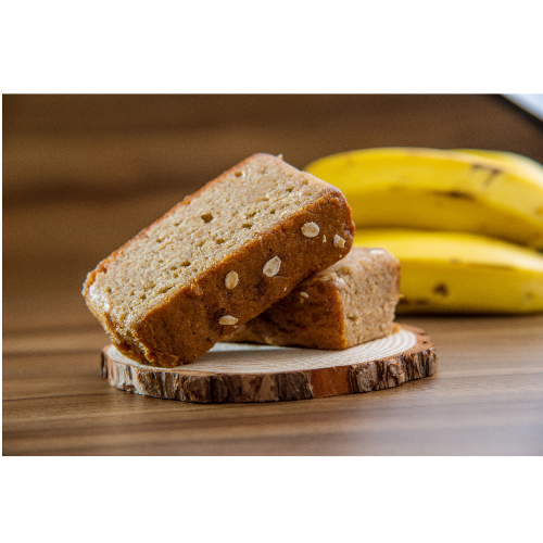 Bolo de Banana Integral.