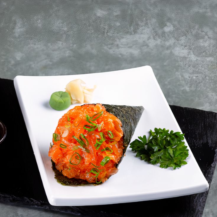 Temaki Salmão Simples