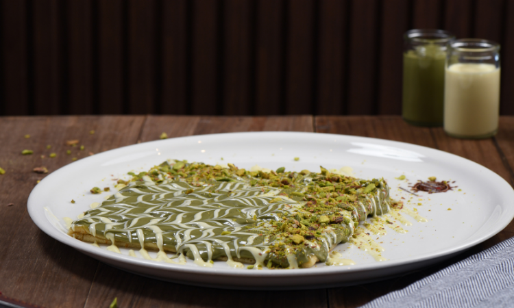 Pistachio Crepe