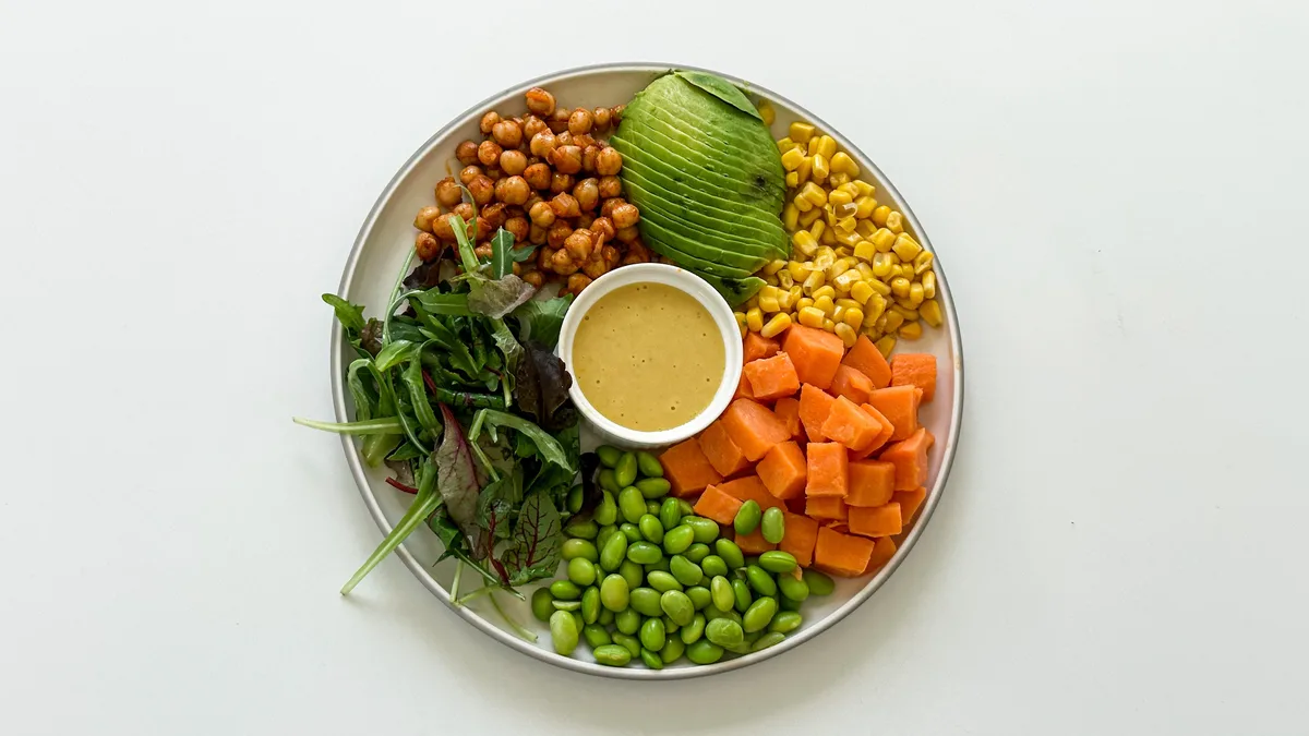 Edamame And Sweet Potato Salad