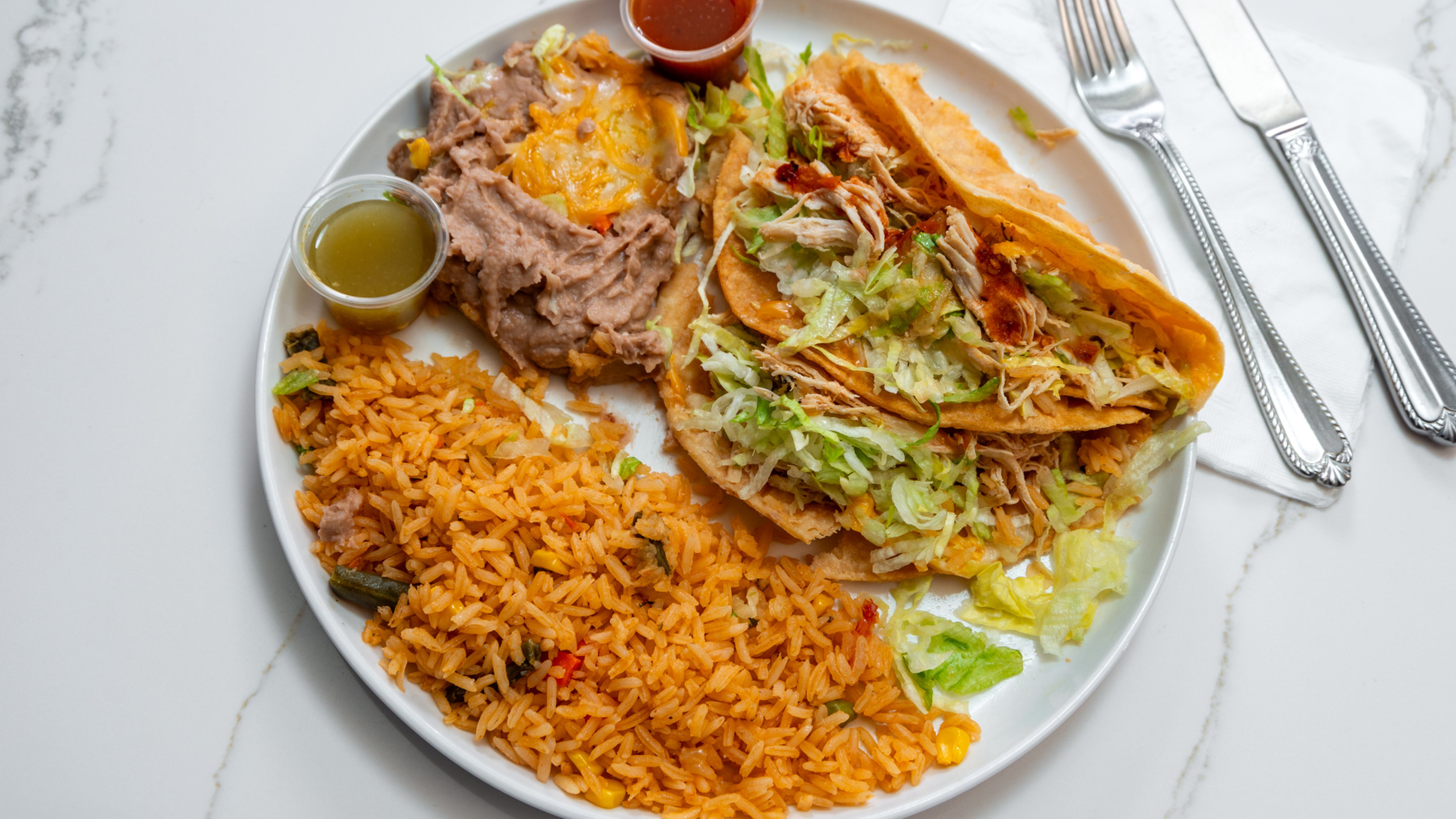 6. Two Chicken Tacos