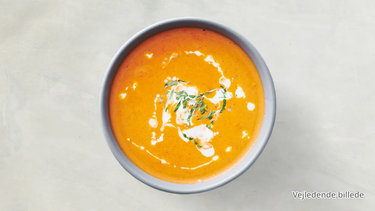 Tomato soup (V)