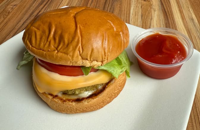 Black Bean Patty Sandwich