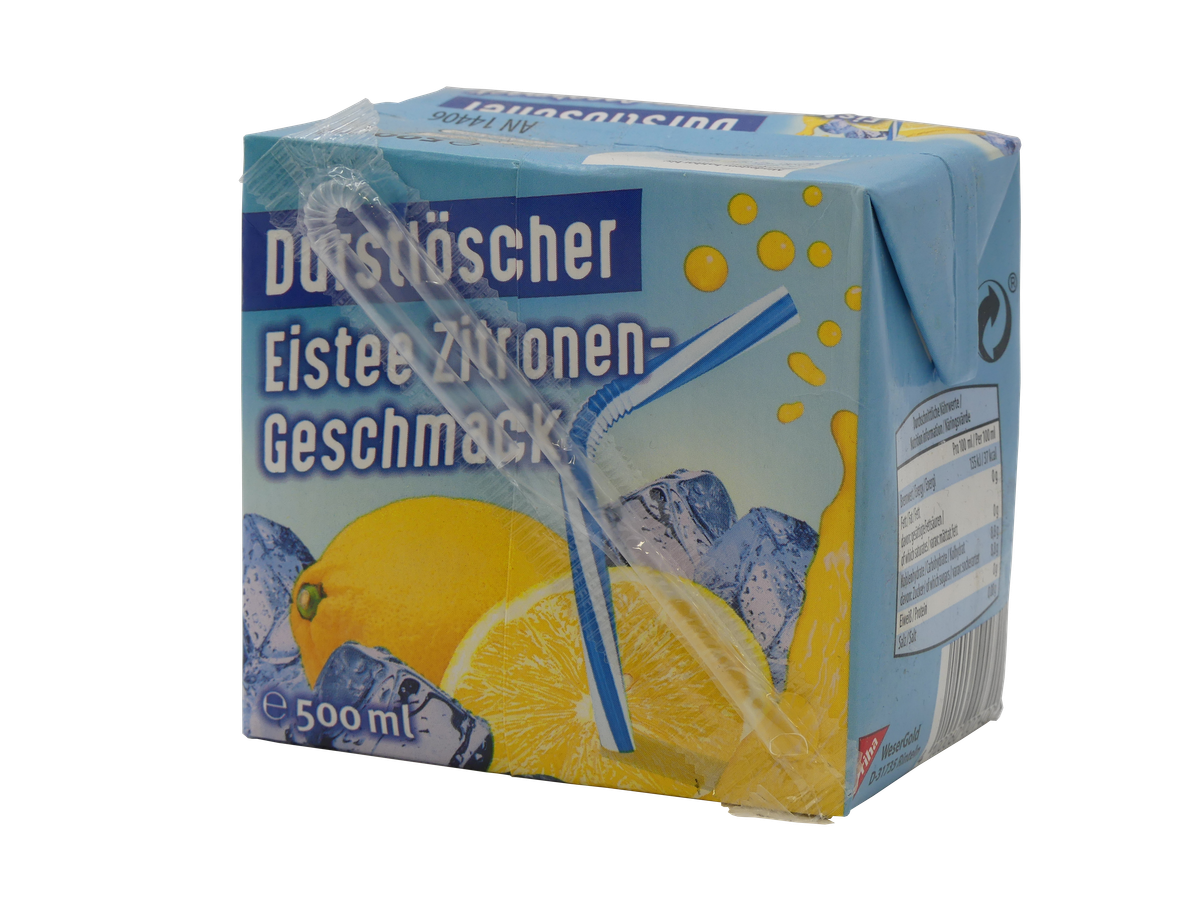 Durstlöscher eistee zitrone