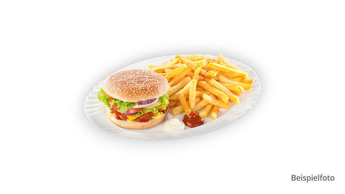 Crispy-Burger Menü