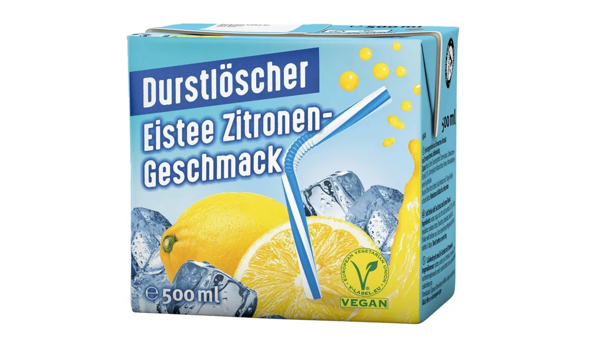Durstlöscher Eistee Zitronen-Geschmack 0,5 l