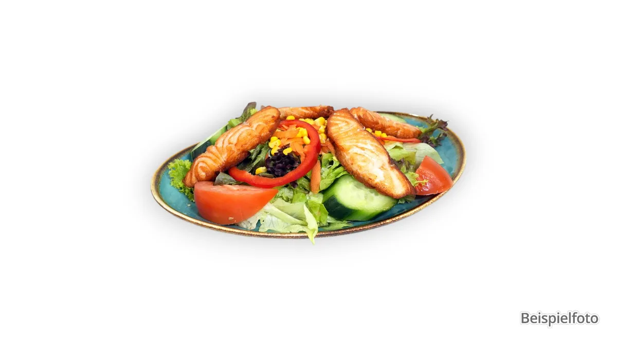 15. Insalata mit Lachs