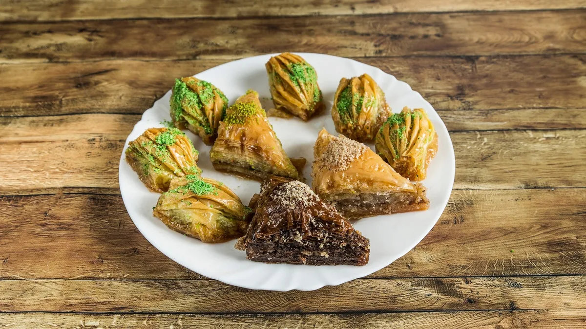 Csokis baklava