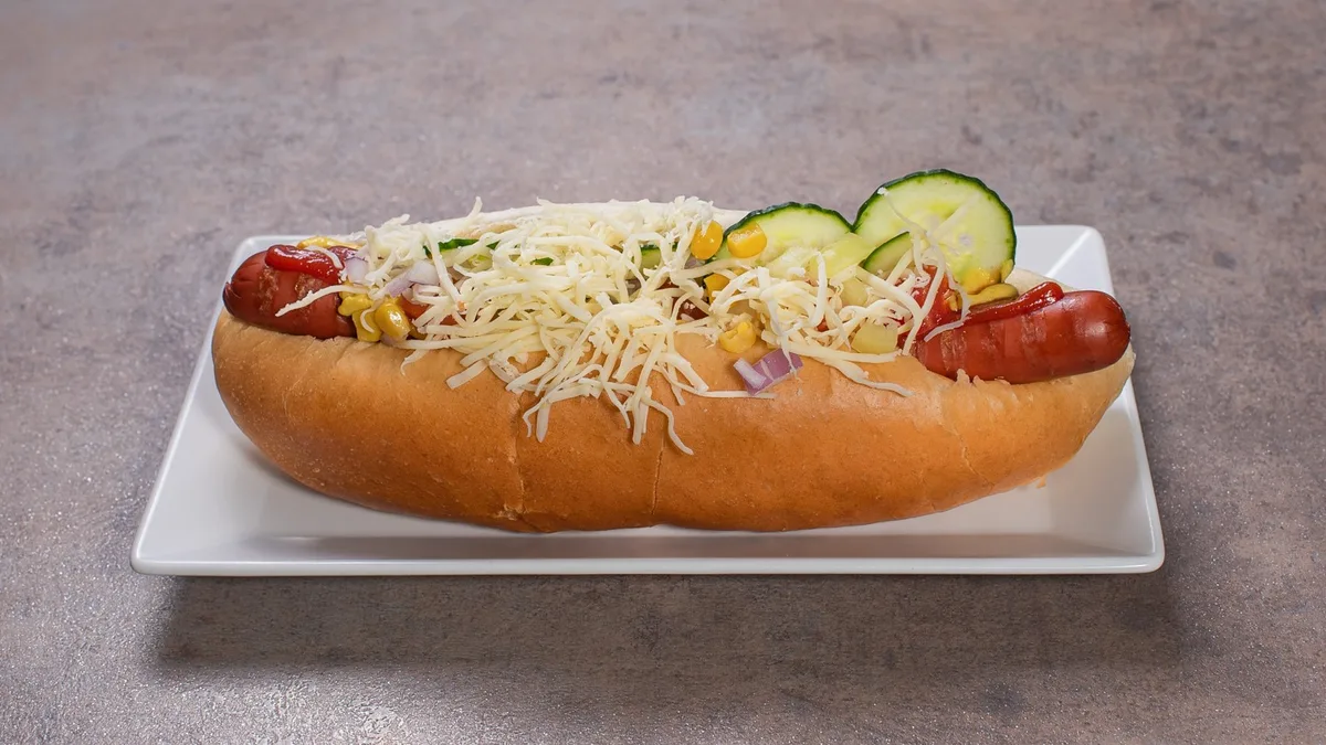 Normál extra hot-dog