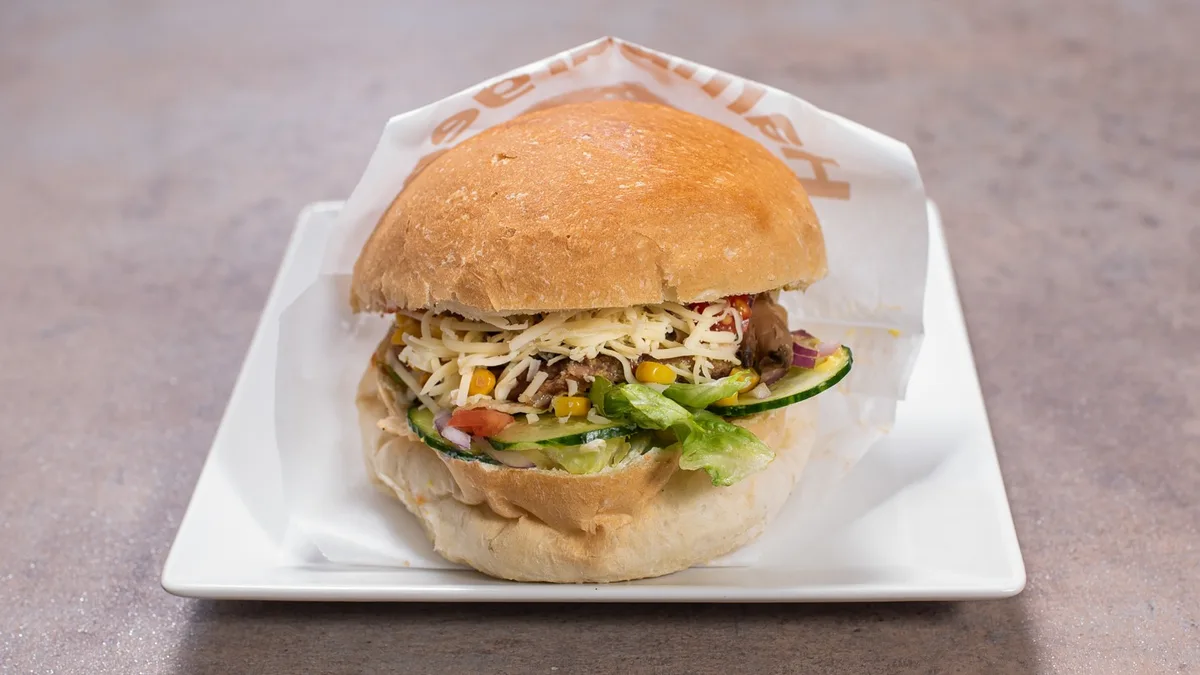 Óriás extra hamburger