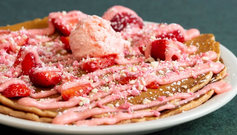 Strawberry Shortcake Pancakes