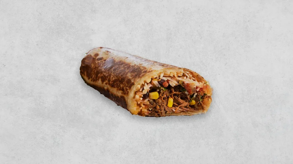 Buritto z szarpaną wołowiną