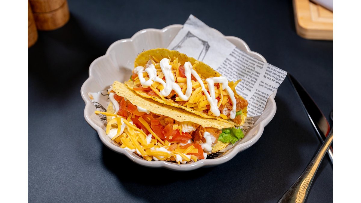 Tacos al pollo crocante (pui crocant)