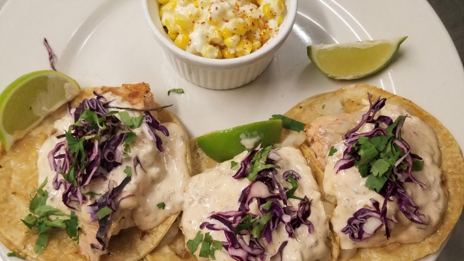 SALMON TACOS