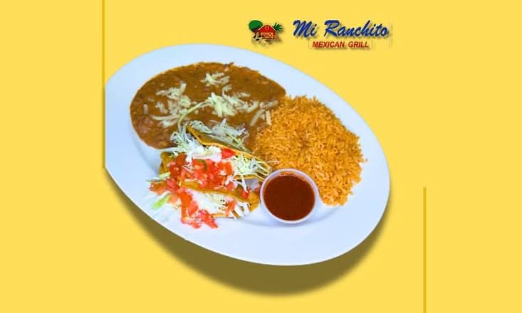 2 Hard Shell Taco Plate