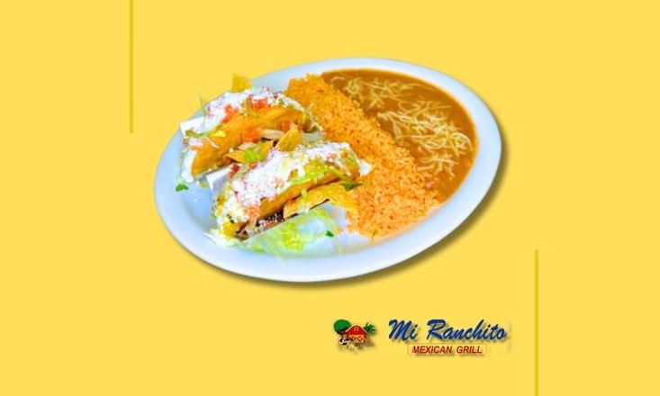 2 Taco de Papa c/Chorizo Plate