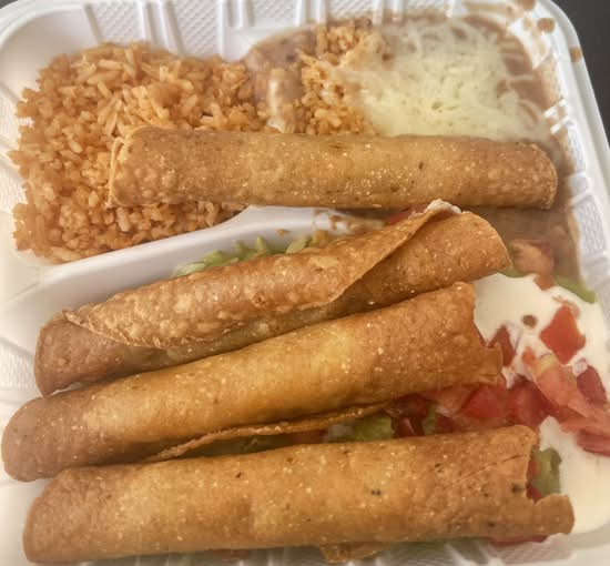 Taquitos Plate