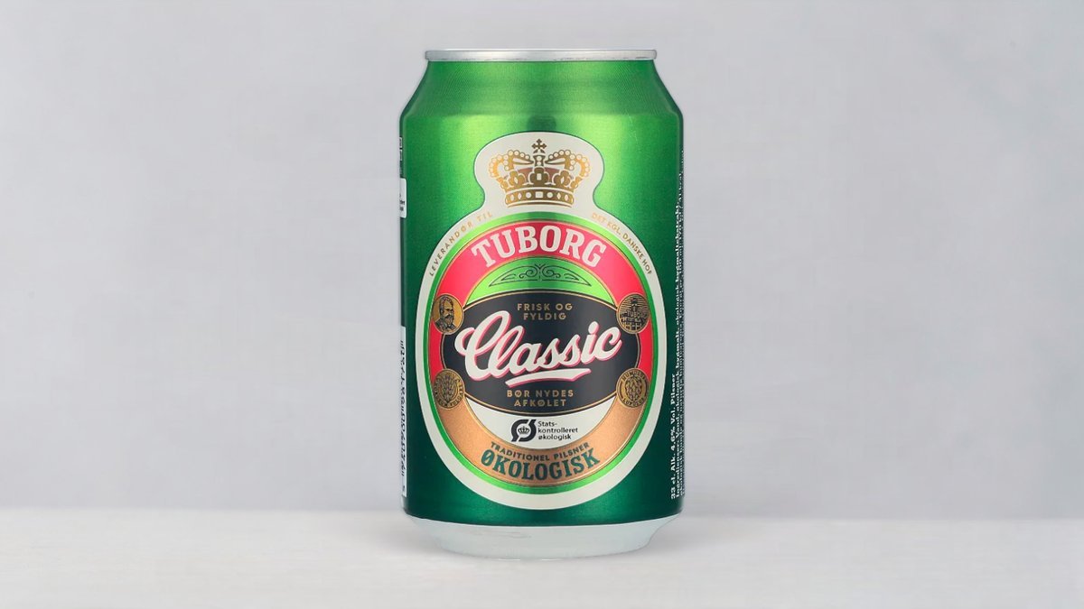 Tuborg Classic Økologisk 4,6% 0,33 l