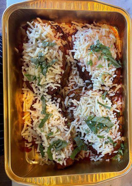 Eggplant Parmigiana for 4-6