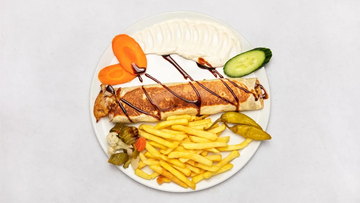 Shami Kött rulle (inkl pommes)