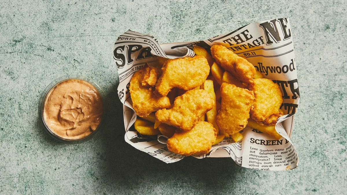 Chicken nuggets menu (kids)