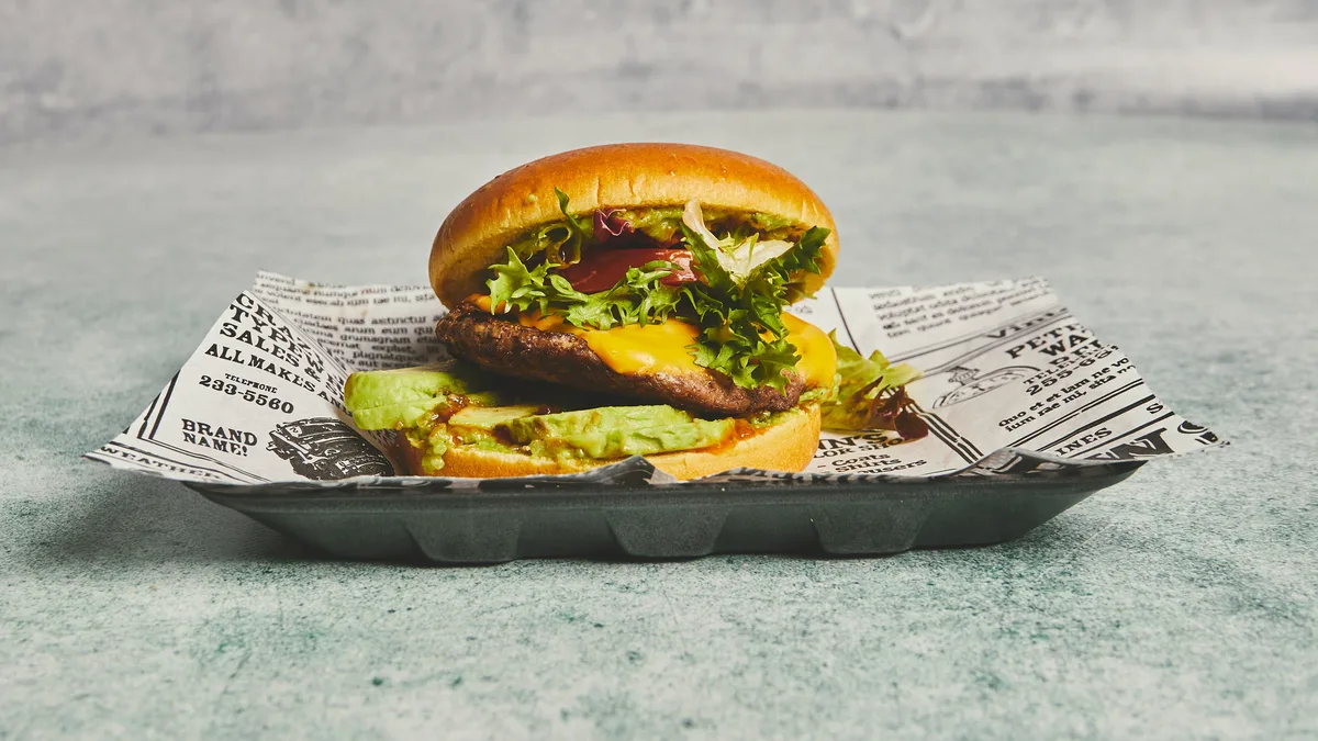 Mexican Beef Burger menu