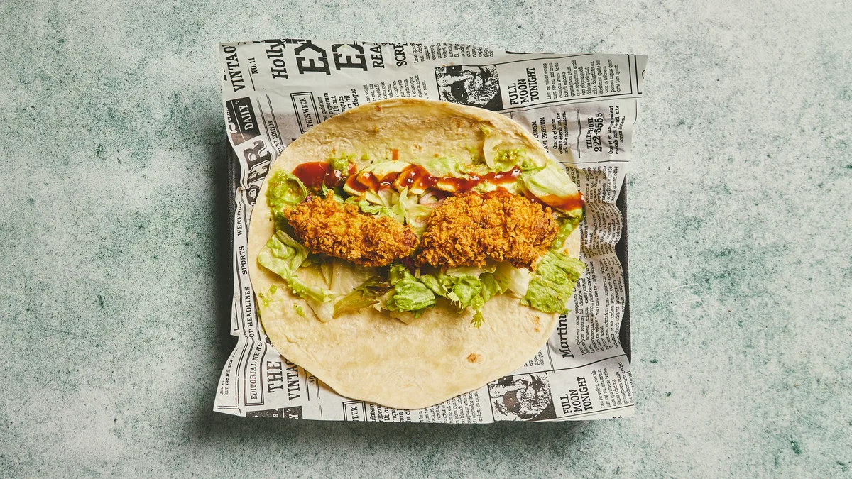 Mida's wrap menu